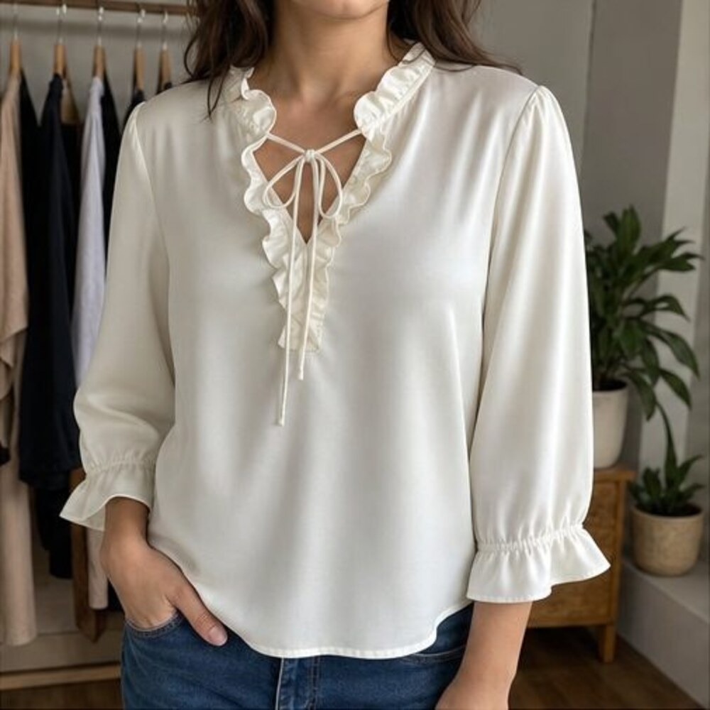 Ivory Cami Blouse - Picture 2 of 6
